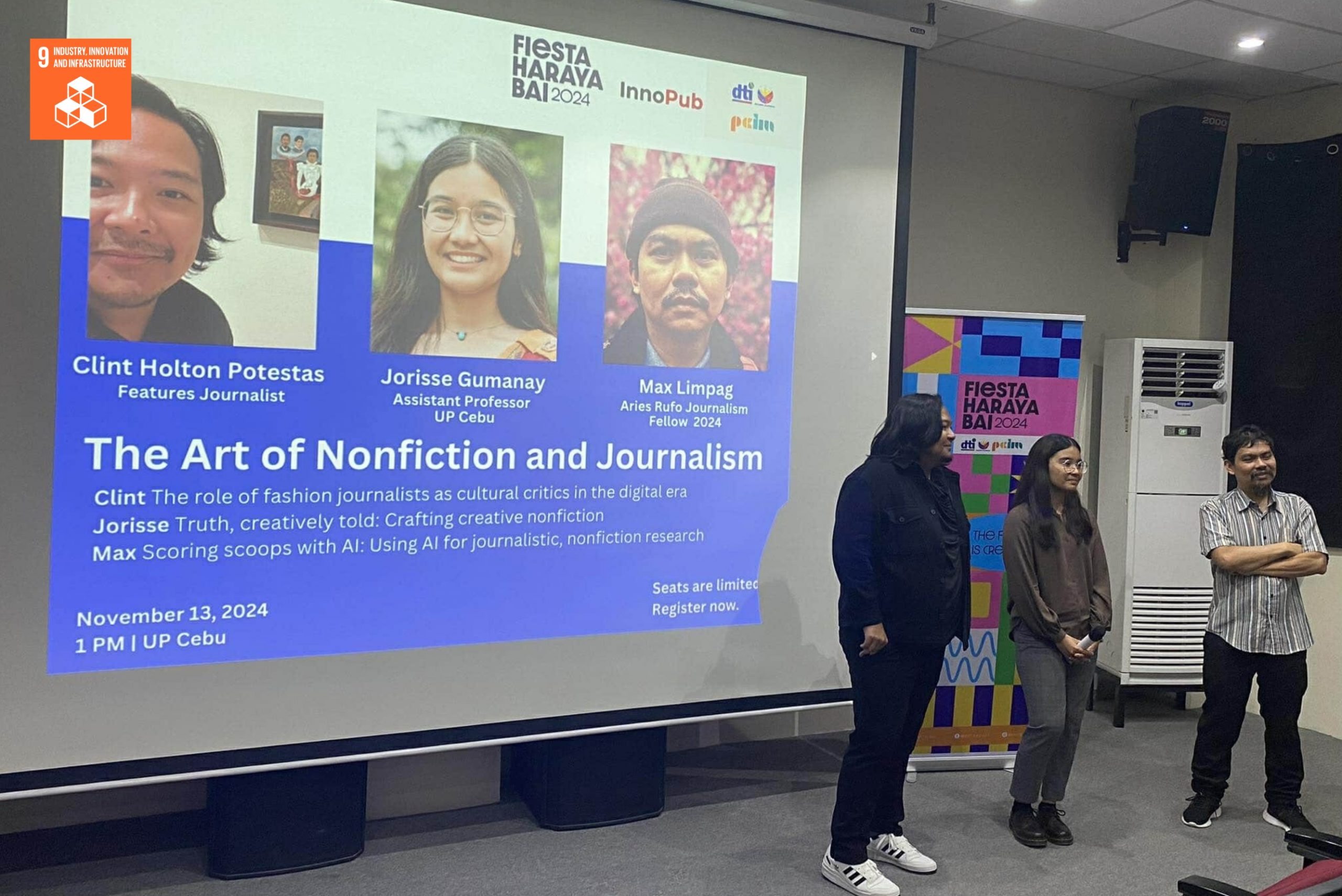 UP Cebu Hosts “The Art of Nonfiction” Forum, Exploring Storytelling in Journalism and Literature