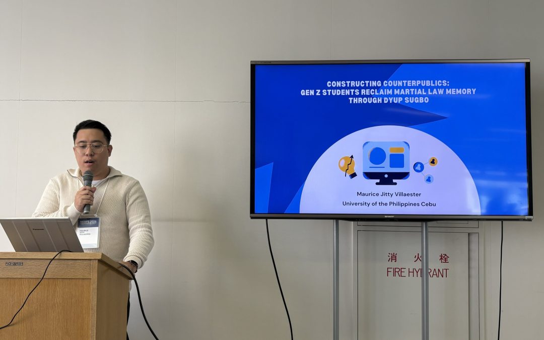 CCAD Faculty member Maurice Jitty Villaester presented a research paper at NERPS 2026