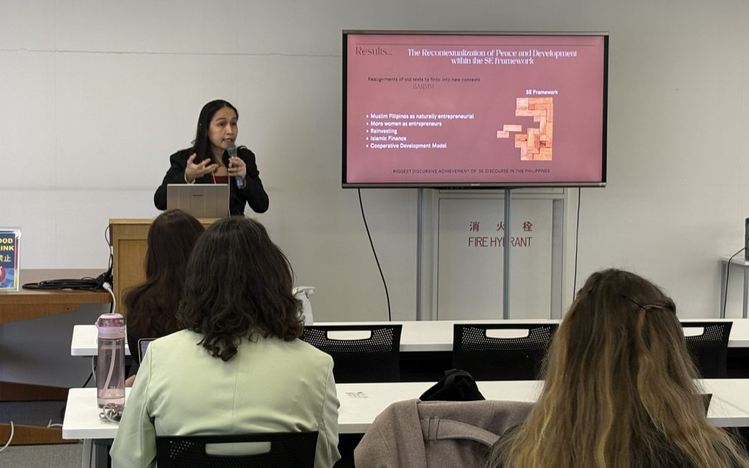 Dr. Crina Tanongon presents research at NERPS 2026