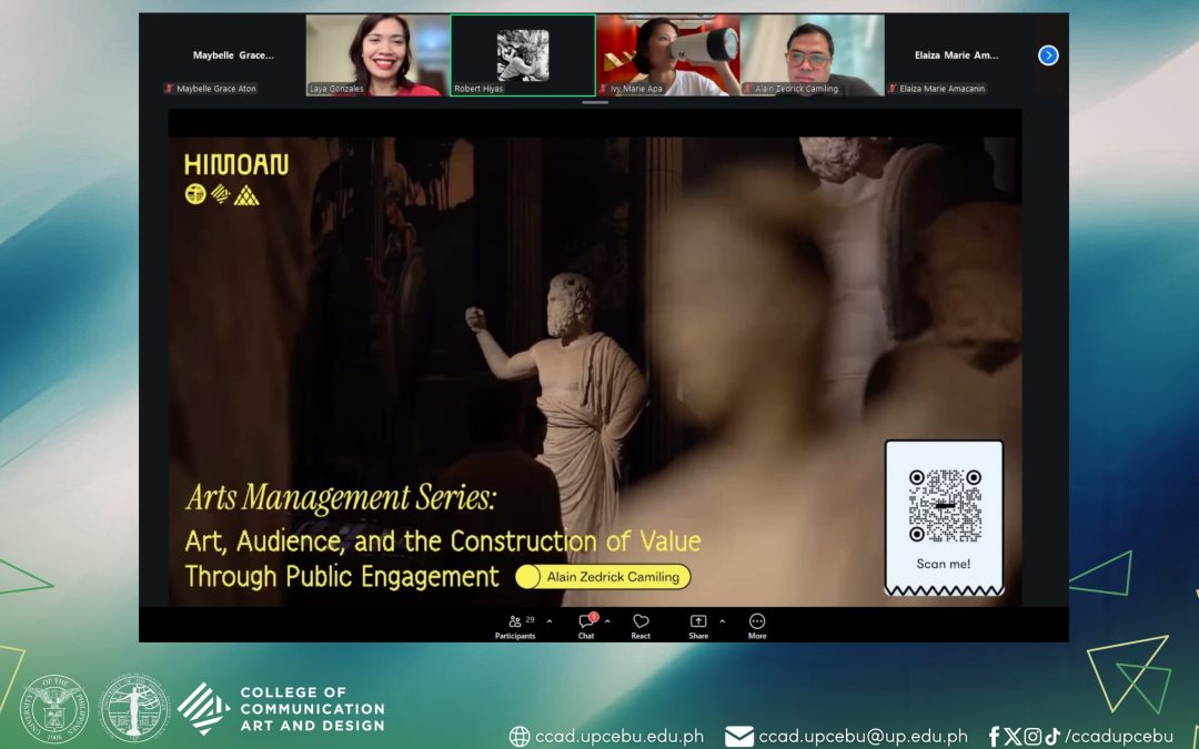 Himoan Spaces organizes webinar on Art, Audience, and the Construction of Value Through Public Engagement