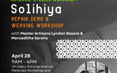 Solihiya Repair Demo and Weaving Workshop with Master Artisans Lyndon Basera and Merceditha Saraña