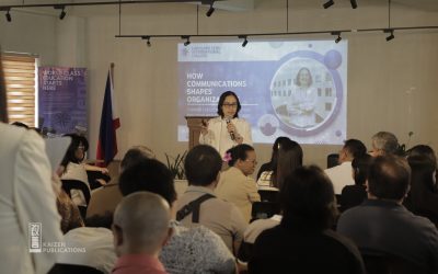 CCAD Dean Crina Tañongon delivers seminar on How Communications Shapes Organizations