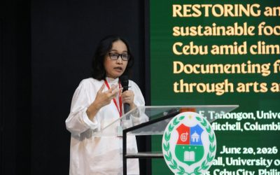 CCAD Dean Tañongon Presents Sugbo Seed Archive at Echoes of the Earth Conference
