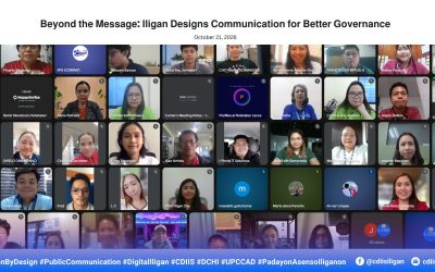 CCAD Dean, Faculty Lead Iligan Masterclass on Communication and Governance